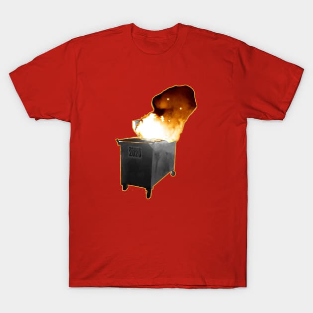 2020 Dumpster Fire - Lighting the Way T-Shirt by Glass Jaw Shirts